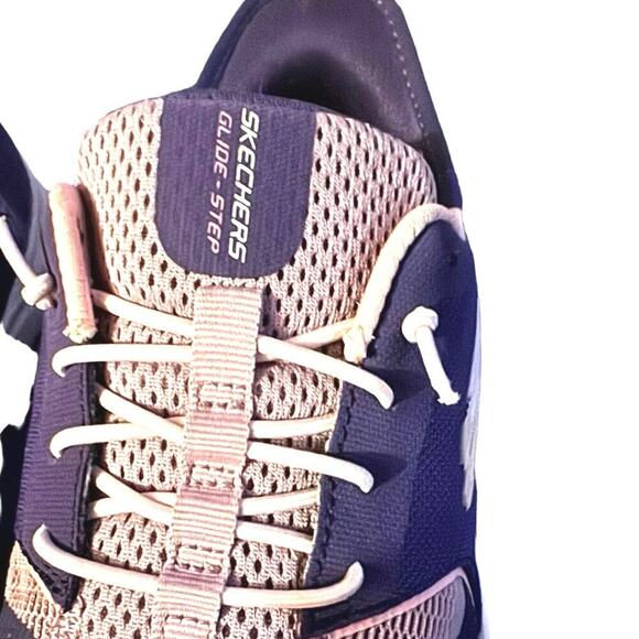Skechers Size 9.5 Slip Ins Vegan Purple and Pink Glide Step Pro Sneakers - Picture 6 of 14